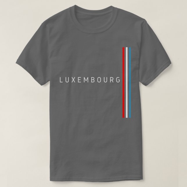Camiseta Bandera de Luxemburgo 1 (Diseño del anverso)