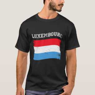Camiseta Bandera de Luxemburgo destino de vacaciones turíst