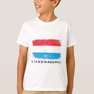 Camiseta Bandera de Luxemburgo Europa Viajes Vacaciones Eur