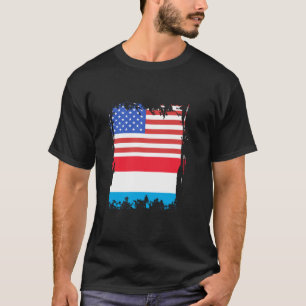 Camiseta Bandera de Luxemburgo Orgullo Luxemburgués Luxembu