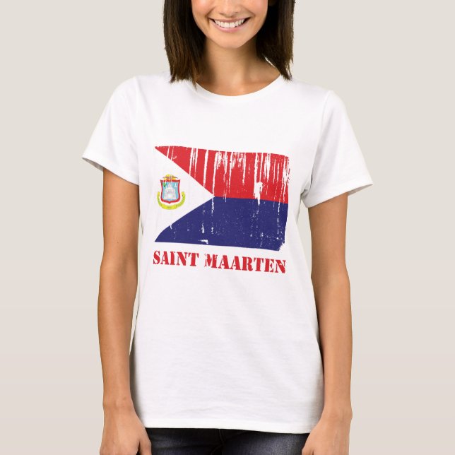 Camiseta Bandera de Maarten del santo (Anverso)