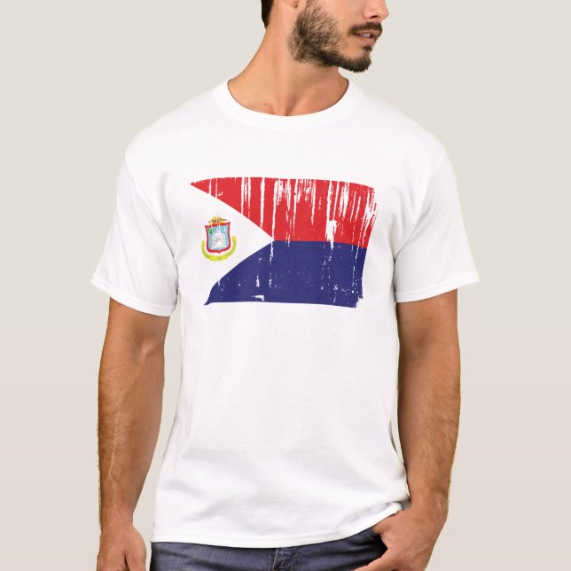Camiseta Bandera de Maarten del santo (Anverso)