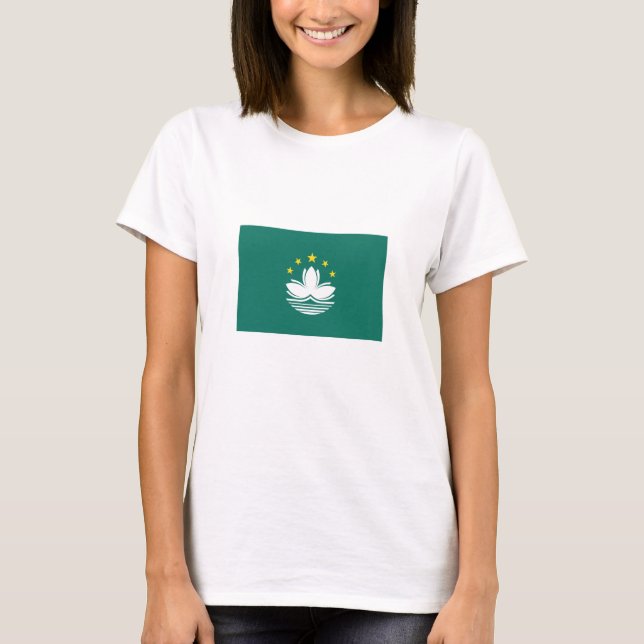 Camiseta Bandera de Macao (Anverso)