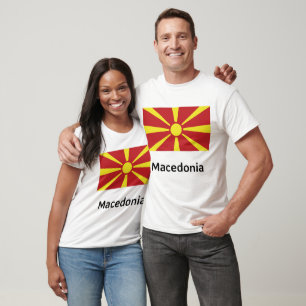 Camiseta Bandera de Macedonia