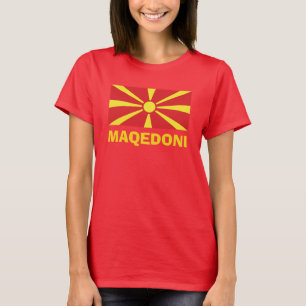 Camiseta Bandera de Macedonia Maqedoni T-Shirt