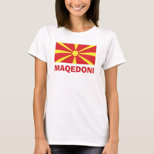 Camiseta Bandera de Macedonia Maqedoni T-Shirt