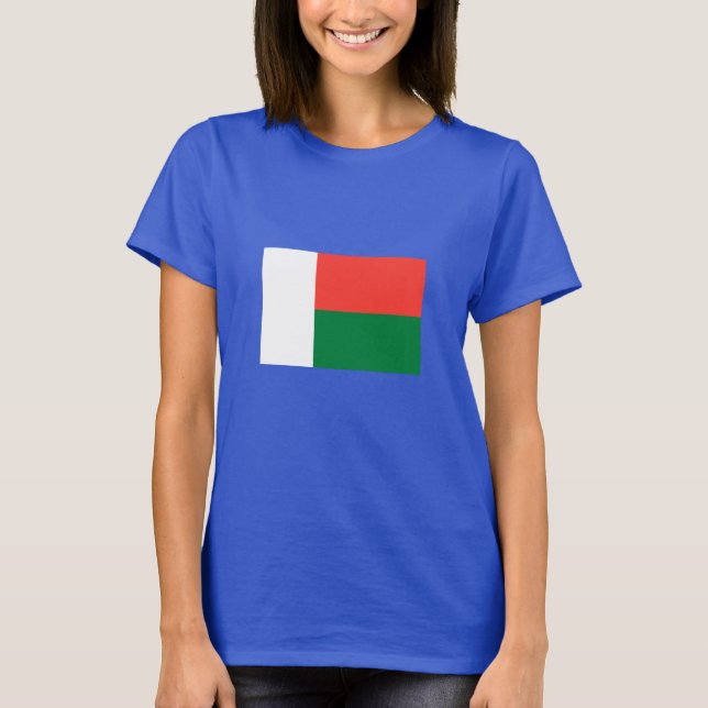 Camiseta Bandera de Madagascar (Anverso)