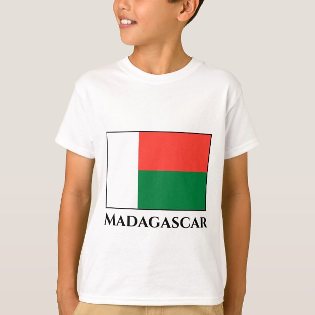 Camiseta Bandera de Madagascar (Anverso)