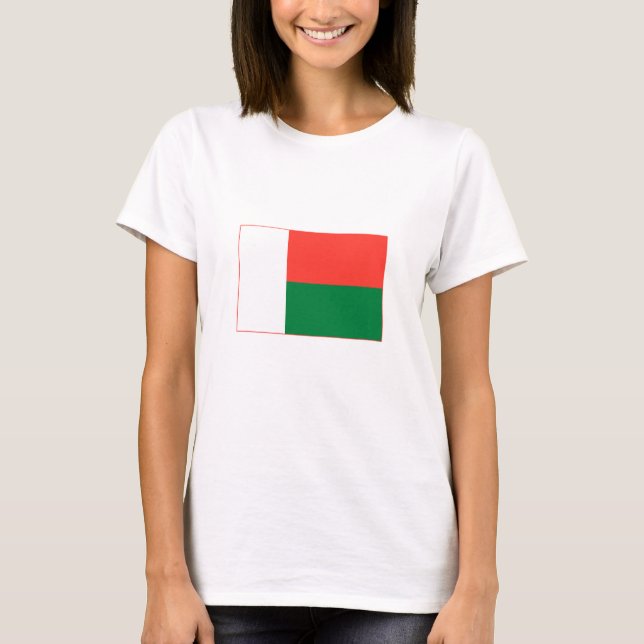 Camiseta Bandera de Madagascar (Anverso)