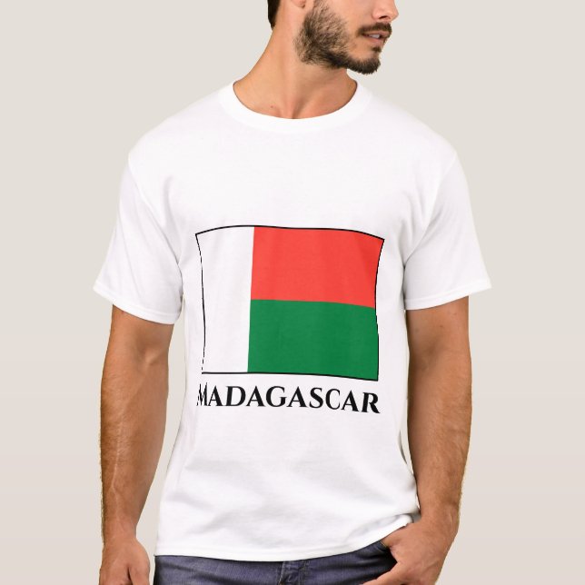 Camiseta Bandera de Madagascar (Anverso)