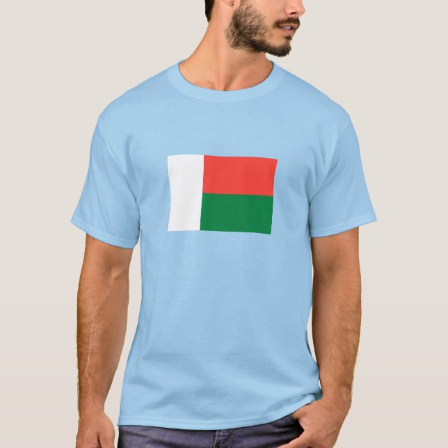 Camiseta Bandera de Madagascar (Anverso)