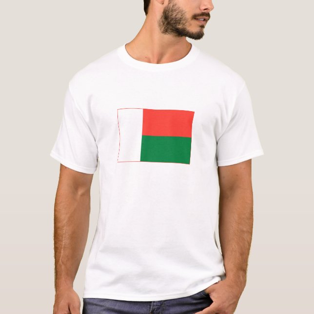 Camiseta Bandera de Madagascar (Anverso)