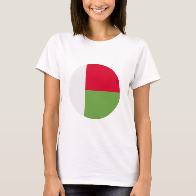 Camiseta Bandera de Madagascar (Anverso)