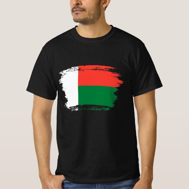 Camiseta Bandera de Madagascar (Anverso)