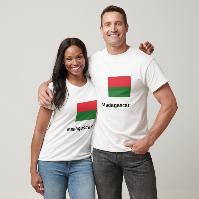 Camiseta Bandera de Madagascar (Unisexo)
