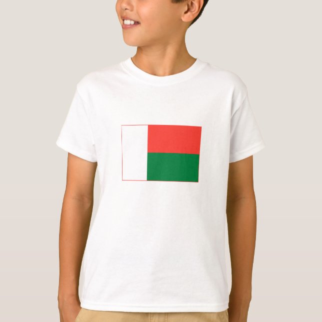 Camiseta Bandera de Madagascar (Anverso)