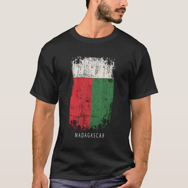 Camiseta Bandera de Madagascar Madagascar (Anverso)