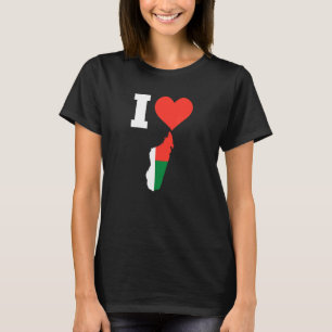 Camiseta Bandera de Madagascar para Madagascar  Me encanta 