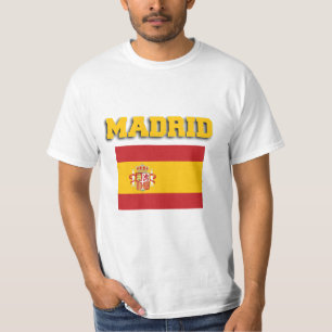 Camiseta Bandera de Madrid España