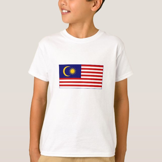 Camiseta Bandera de Malasia (Anverso)