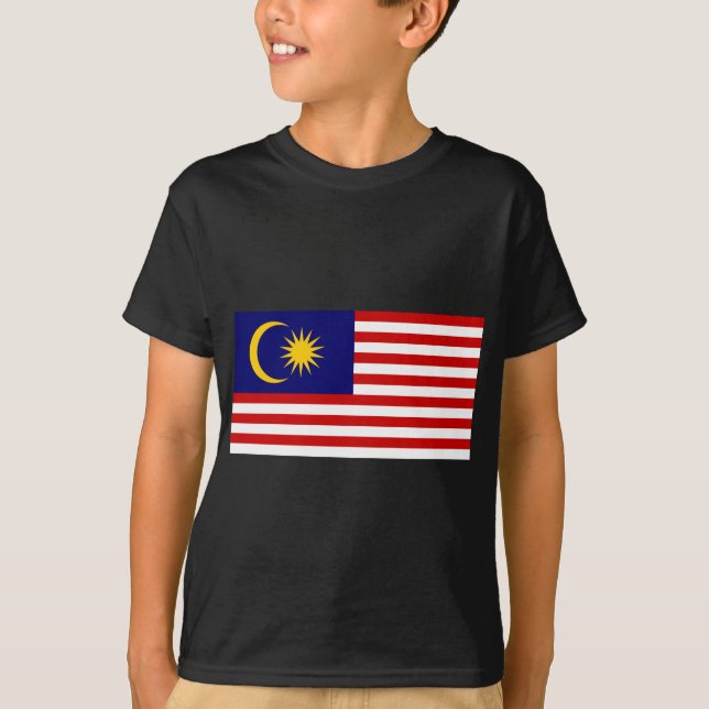 Camiseta Bandera de Malasia (Anverso)