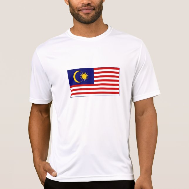 Camiseta Bandera de Malasia (Anverso)