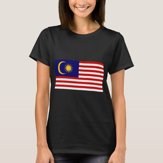 Camiseta Bandera de Malasia (Anverso)