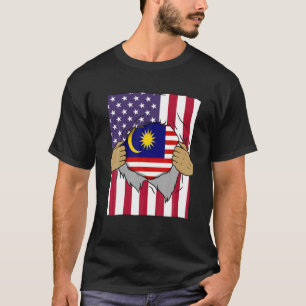 Camiseta Bandera de Malasia dentro de mi hogar Orgullo mala