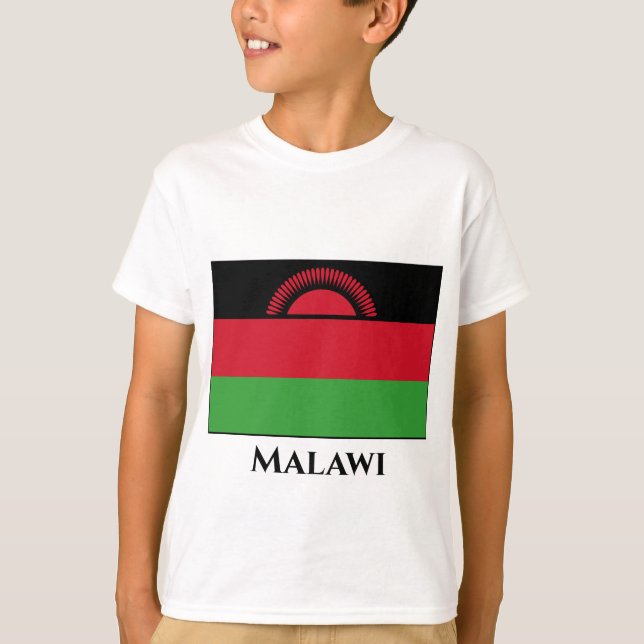 Camiseta Bandera de Malawi (Anverso)