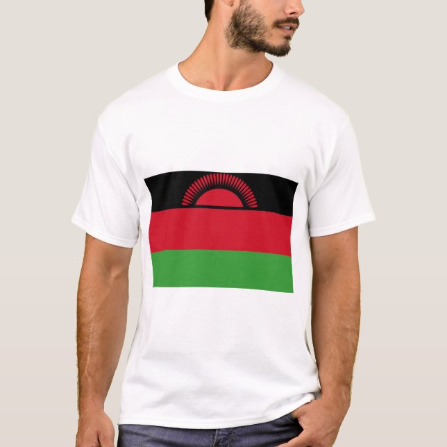 Camiseta Bandera de Malawi (Anverso)