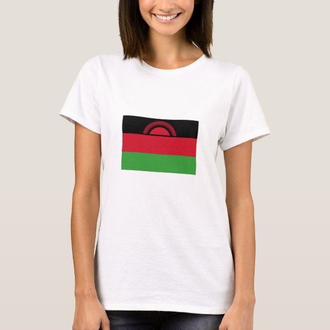Camiseta Bandera de Malawi (Anverso)