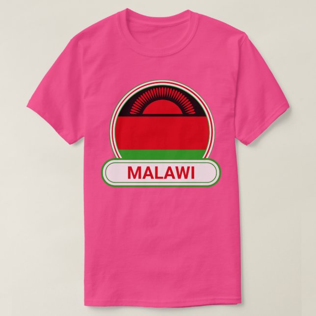 Camiseta Bandera de Malawi (Diseño del anverso)