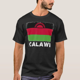 Camiseta Bandera de Malawi apoya a las mujeres de Malawi