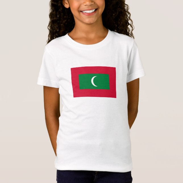 Camiseta Bandera de Maldivas (Anverso)