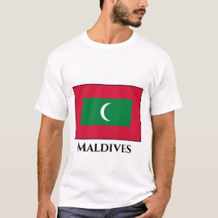 Camiseta Bandera de Maldivas
