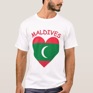 Camiseta bandera de Maldivas