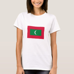 Camiseta Bandera de Maldivas