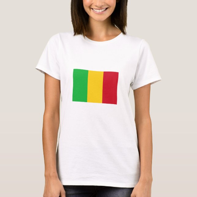 Camiseta Bandera de Mali (Anverso)