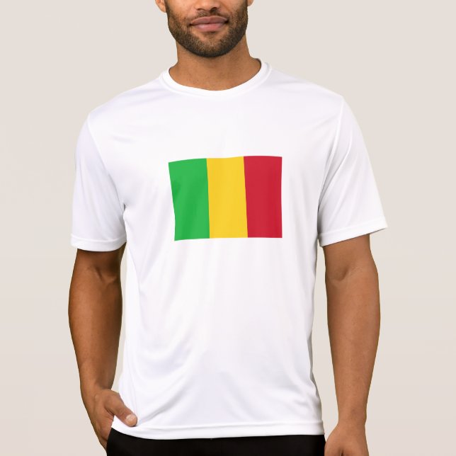 Camiseta Bandera de Mali (Anverso)