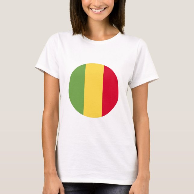 Camiseta Bandera de Mali (Anverso)