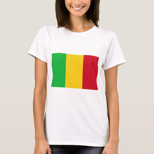 Camiseta Bandera de Mali (Anverso)
