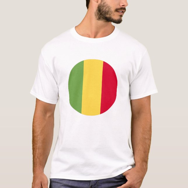 Camiseta Bandera de Mali (Anverso)