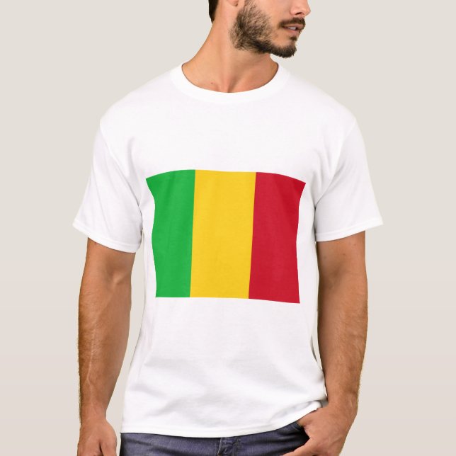 Camiseta Bandera de Mali (Anverso)