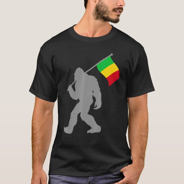 Camiseta Bandera De Mali En Bandera De Mali (Anverso)