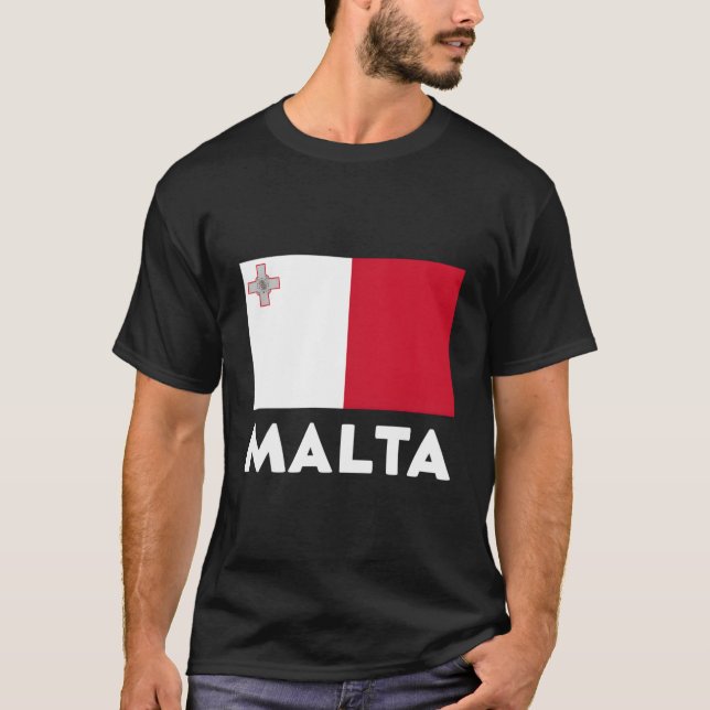Camiseta Bandera de Malta (Anverso)