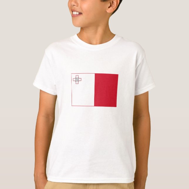 Camiseta Bandera de Malta (Anverso)