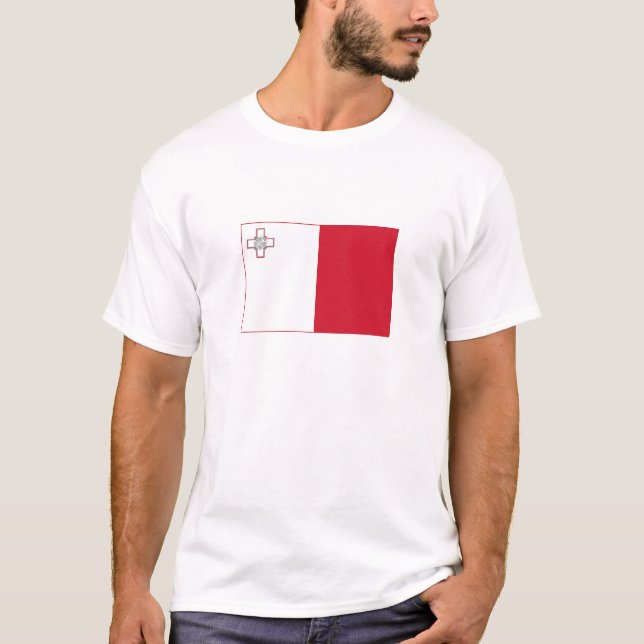 Camiseta Bandera de Malta (Anverso)