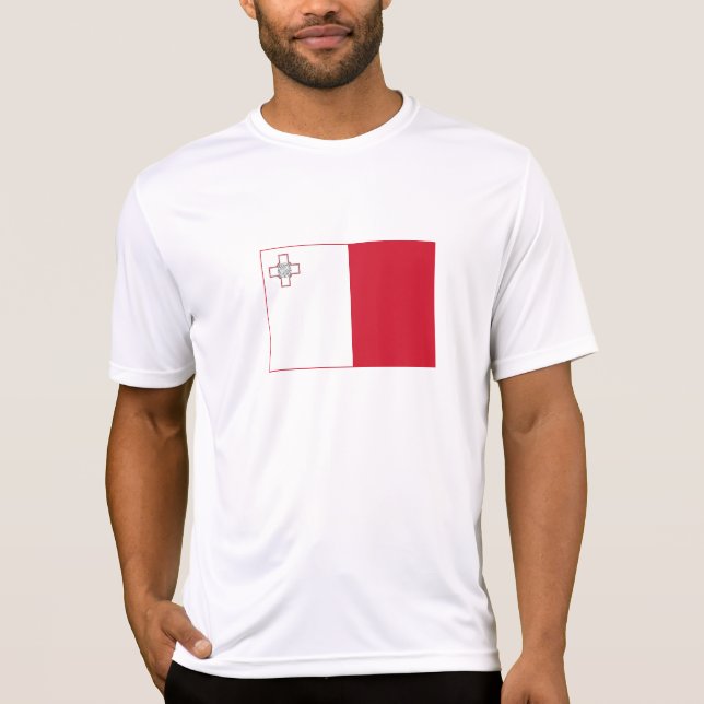 Camiseta Bandera de Malta (Anverso)