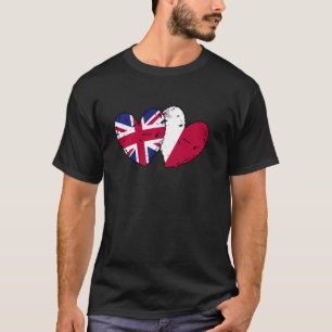 Camiseta Bandera de Malta del Reino Unido advirtió a la ami