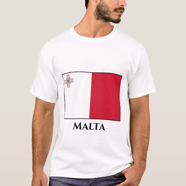 Camiseta Bandera de Malta (maltesa) (Anverso)